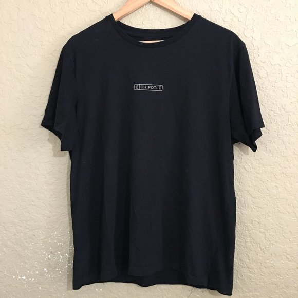 Chipotle Shirts Chipotle Restaurant Unisex Large Crew T Shirt Black